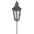 Lanterne vintage en métal et verre pour jardin, style campagne chic