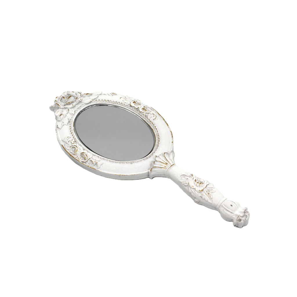 Miroir à main décoratif style maison de charme et campagne chic - Clayre & Eef - Maison Ysance