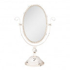 Miroir de table style romantique campagne chic - Clayre & Eef - Maison Ysance 