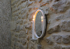 Joli miroir mural avec support bougie pour une ambiance chaleureuse  - campagne chic et maison de famille - Clayre & Eef - Maison Ysance 