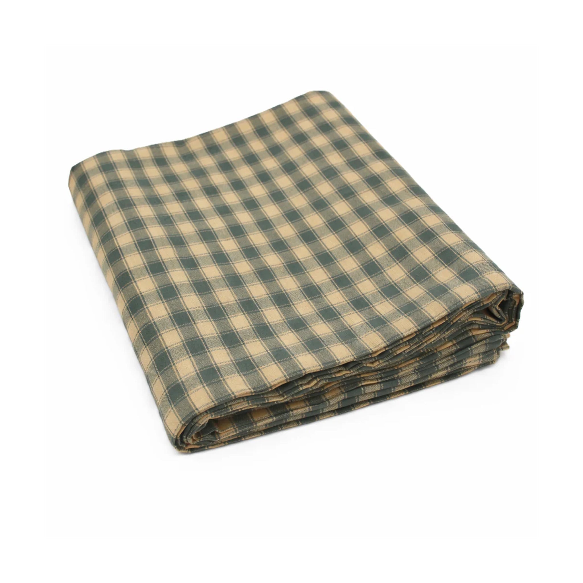 Très belle nappe rectnagulaire vichy vert sauge - esprit campagne chic et maison de famille - Comptoir de Famille - Maison Ysance