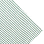 Nappe rectangulaire facile d’entretien à rayures vertes et blanches (140 x 240 cm)