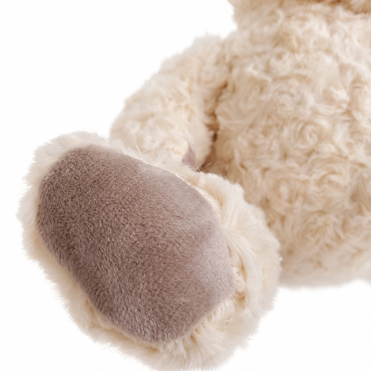 Girl's beige-ecru teddy bear