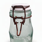 Bocal ancien "L'Idéale" en verre