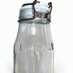Bocal ancien "L'Idéale" en verre