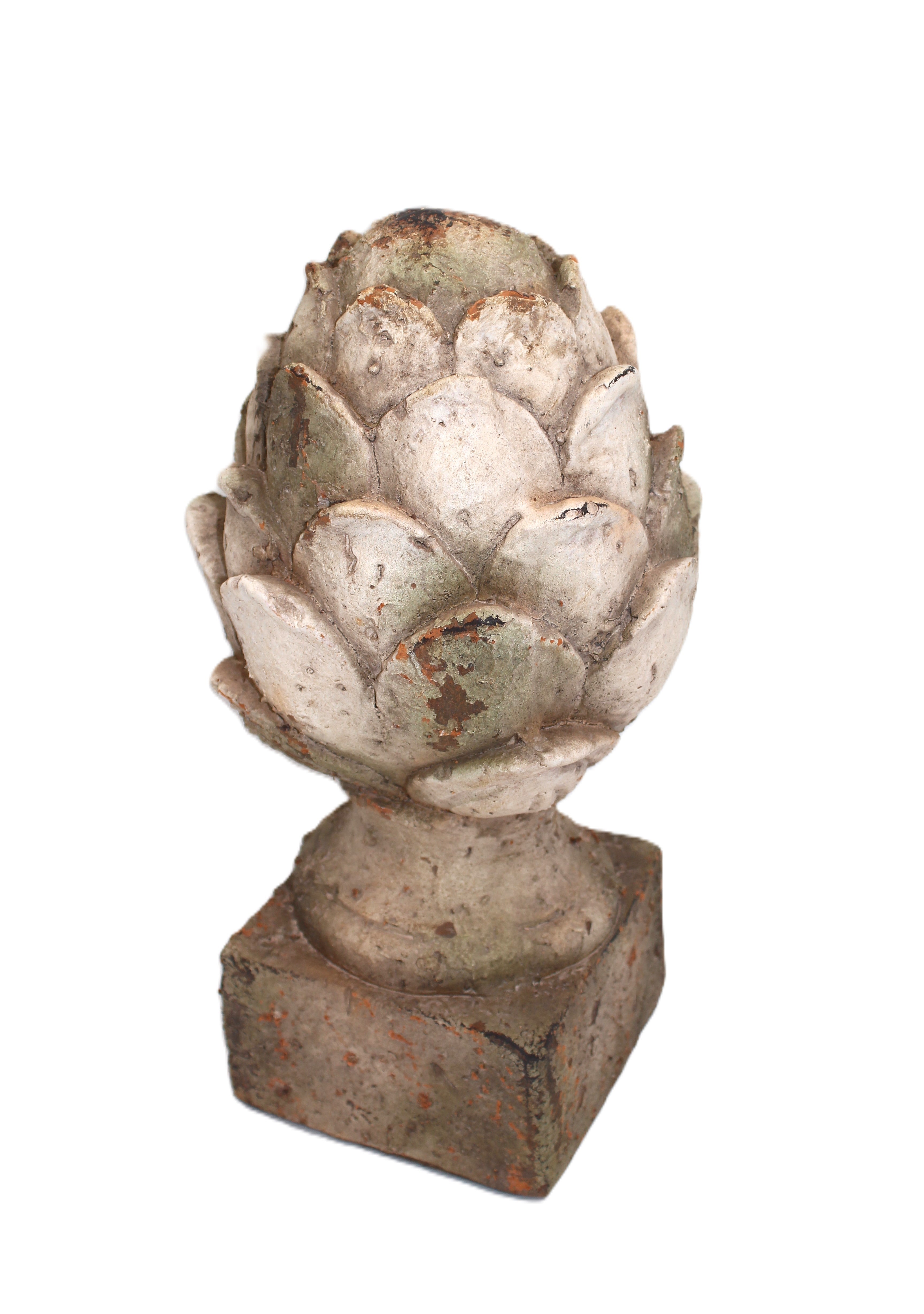 sculpture céramique en forme de pomme de pin , idéal décoration belles demeures, campagne chic et maison de charme  -Clayre & Eef - Maison Ysance