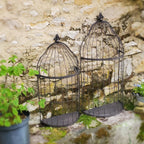 Support mural plantes en forme de cage à oiseaux style campagne chic et décoration bucolique