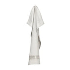 Torchon de cuisine coloris lin 50x70 en coton recyclé style campagne chic
